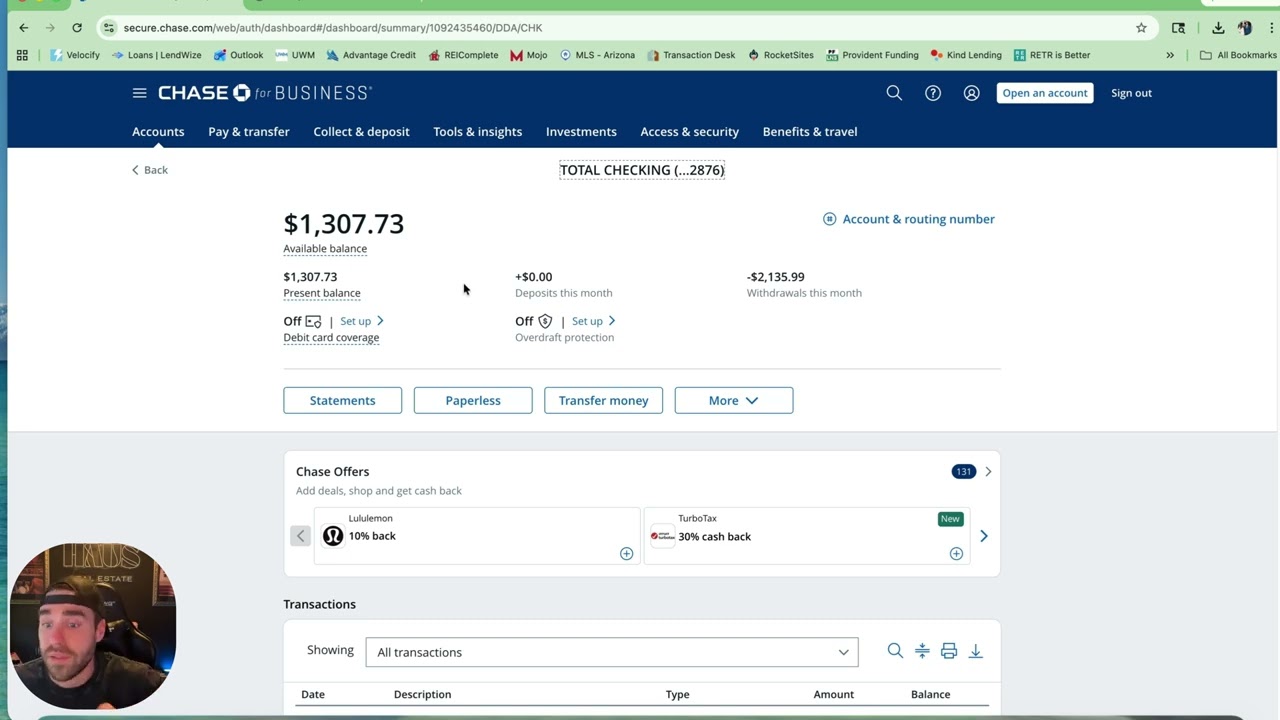 How to print transaction history of bank account with URL