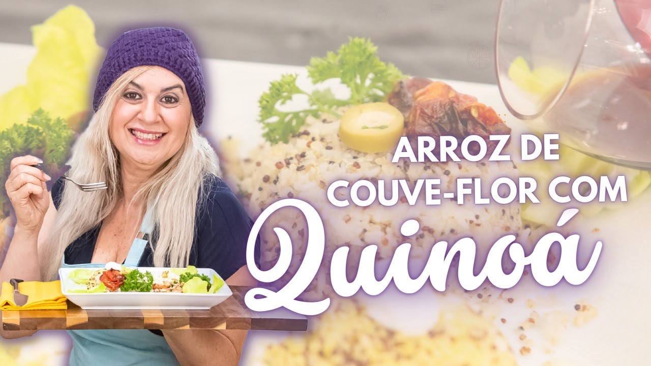 COMO FAZER ARROZ DE COUVE-FLOR COM QUINOA