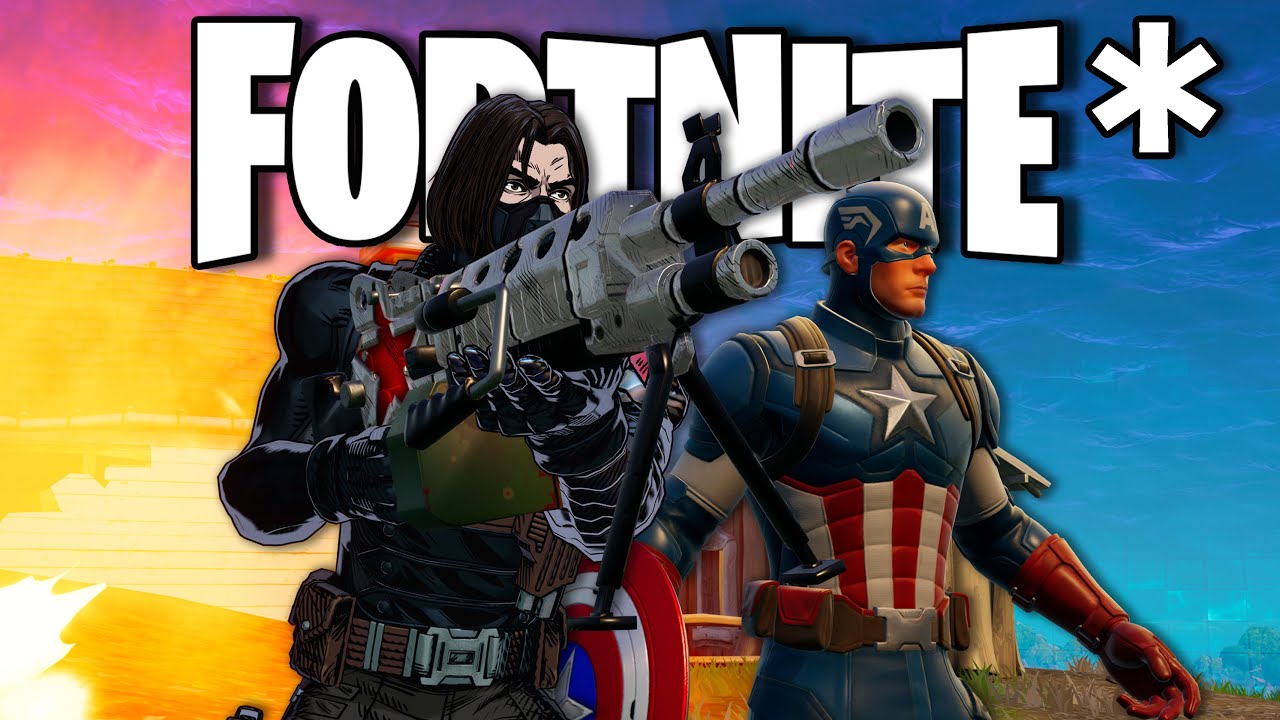 Баки и Кэп играют в Fortnite | НОВЫЙ ОБЛИК ЗИМНЕГО СОЛДАТА!