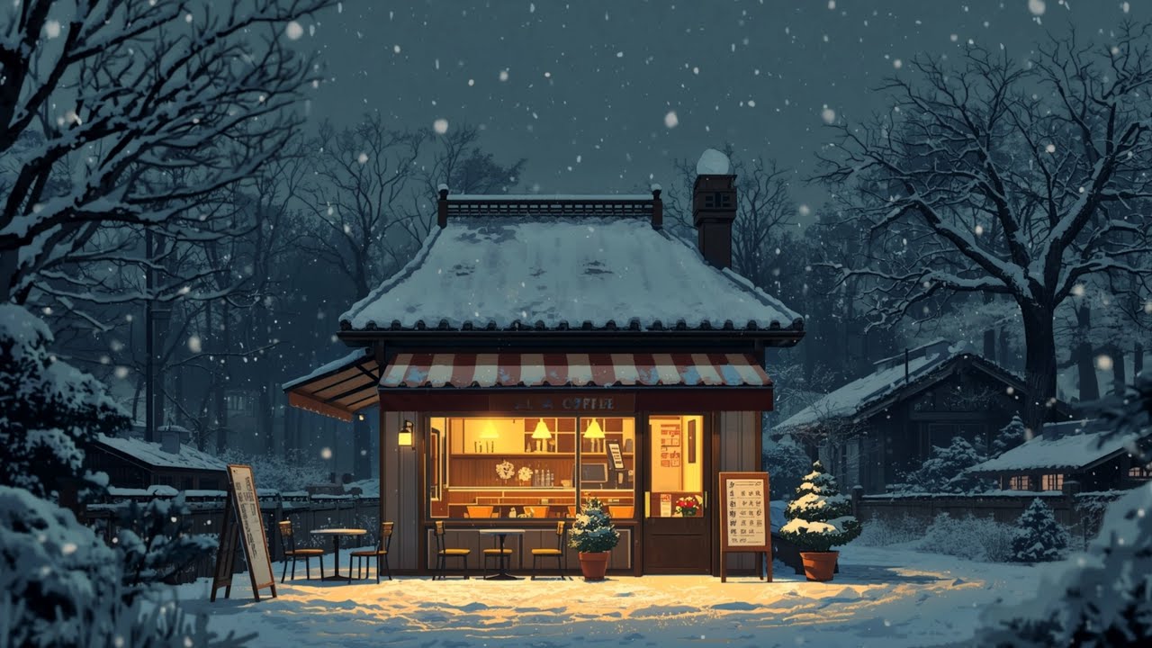 Smooth jazz instrumental creates a cozy cafe atmosphere that helps you stay focused and relaxed