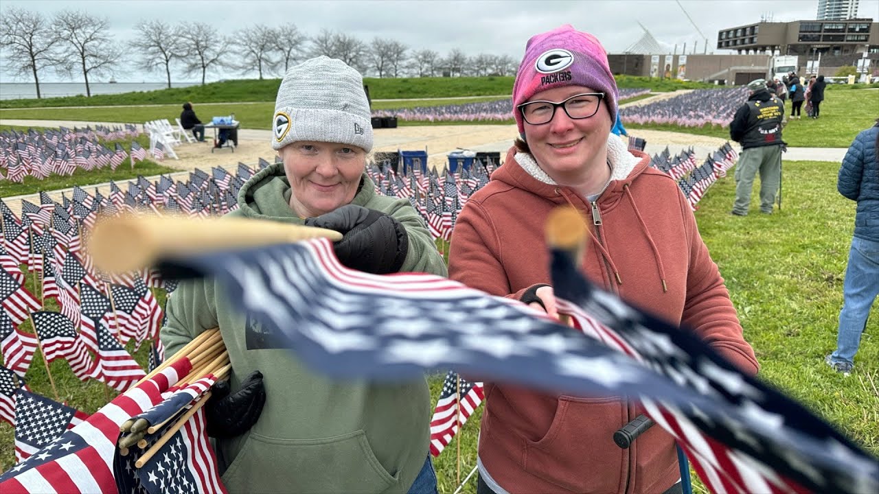Building a Field of 27,316 American Flags