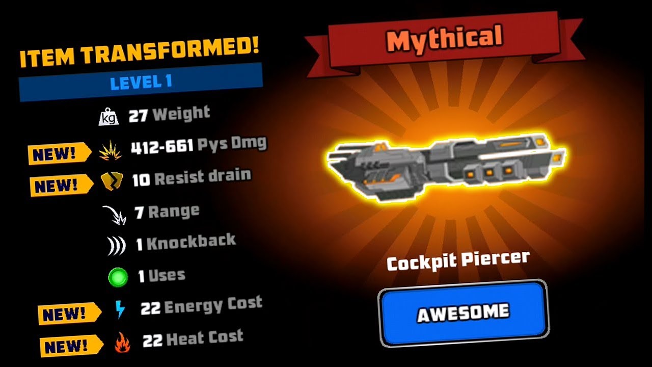 COCKPIT PIERCER - NEW ITEM MAXED [SUPER MECHS]