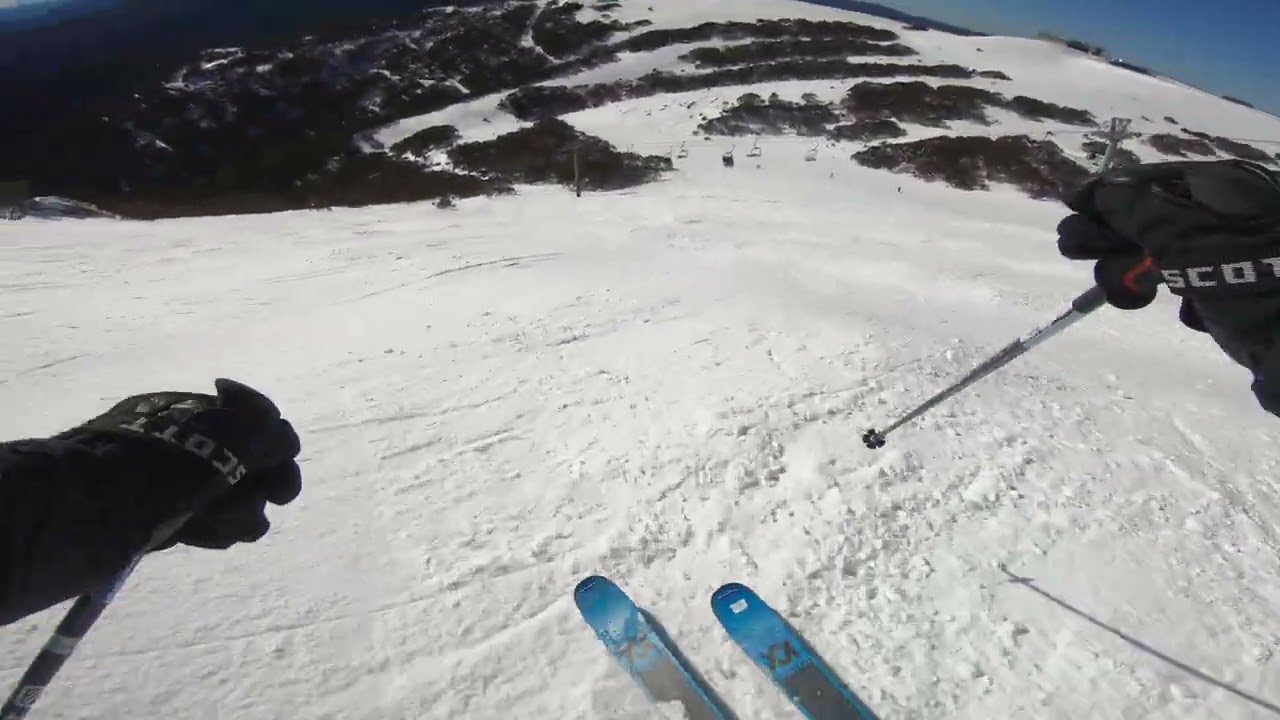 SCV Hut Run to Summit Slide, Mt Buller (top to bottom)