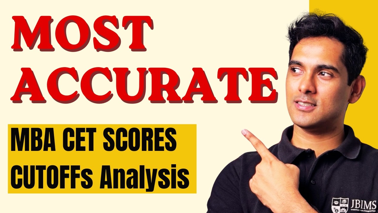 MBA CET Scores & Cutoff Calculator 1st Attempt | Link in Description