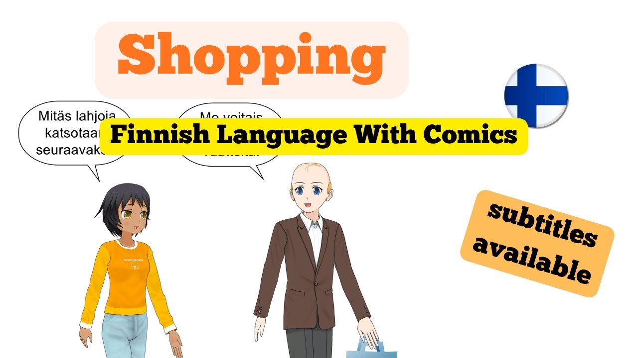Shopping + Catching Up (Finnish Language With Comics)