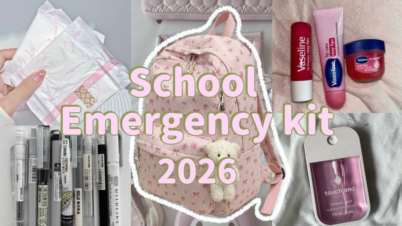 Что в моей школьной аптечке на 2026 год 🎀 Всё необходимое для девочек-подростков к началу учебног...