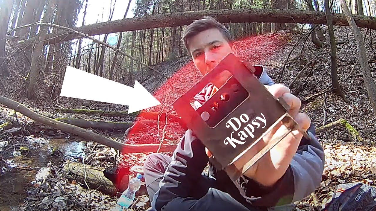 Lehký skládací vařič na dřívka - dřívkáč do kapsy