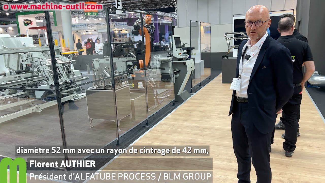 Cintrage robotis&eacute; de tubes inox avec un rayon court et reprise des pi&egrave;ces sur un laser 5 axes BLM