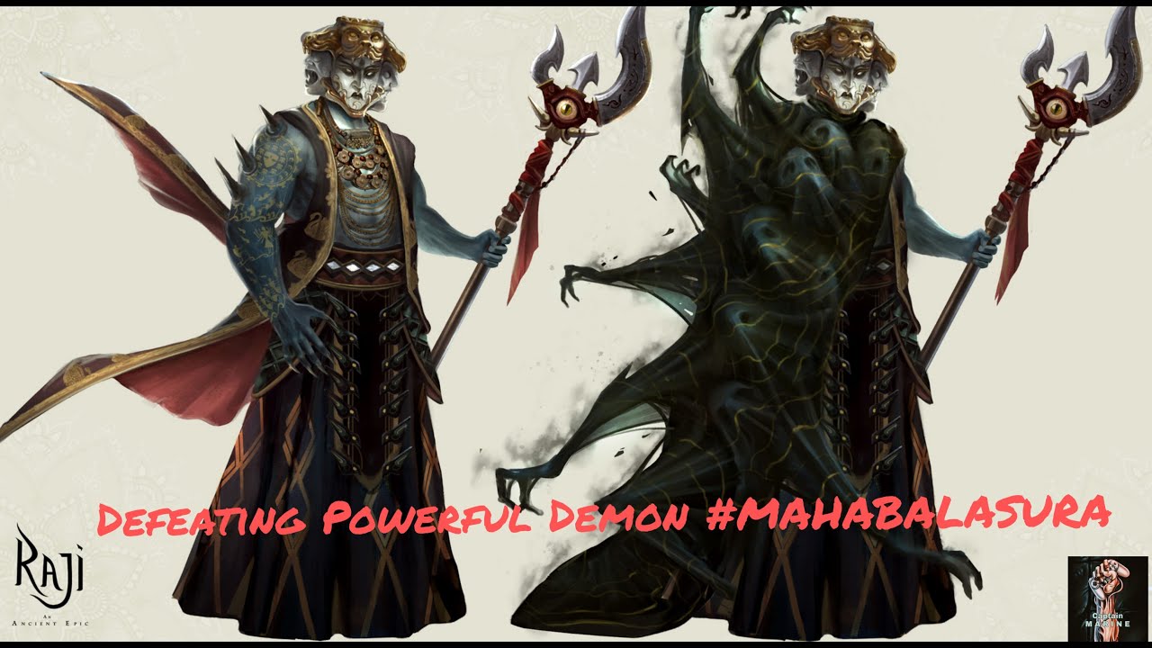DEFEATING POWERFUL DEMON MAHABALASURA || RAJI AN ANCIENT EPIC
