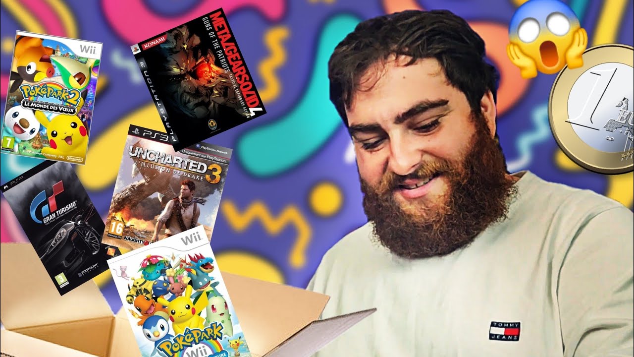 IL NOUS TROUVE DES JEUX EN VIDE GRENIER À 1€ !