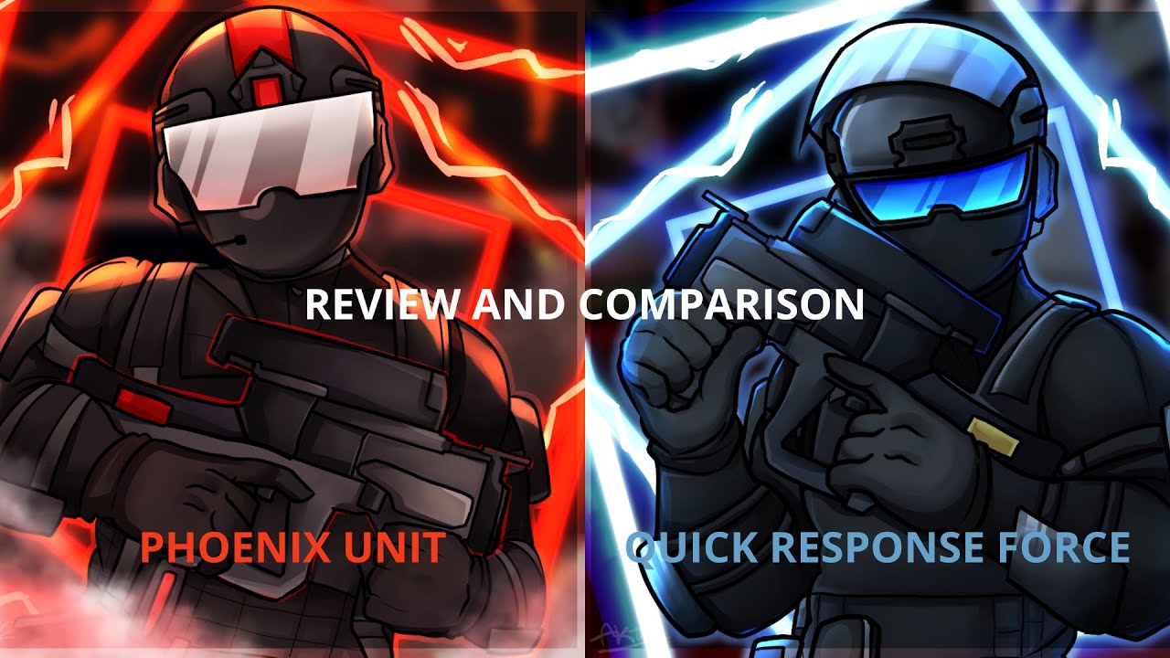 Roblox Asylum Life: Quick Response Force (QRF) and Phoenix Unit showcase