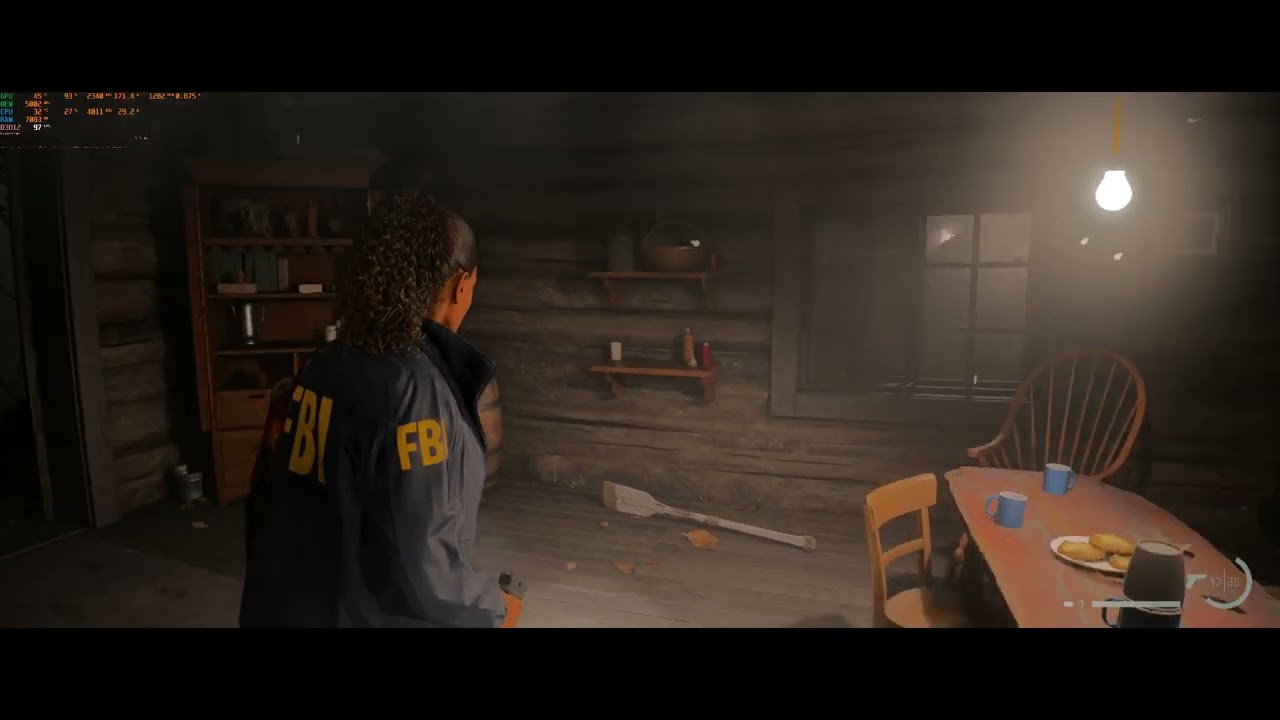 Alan Wake 2 Insane low power consumption RTX 4090 + 12700k
