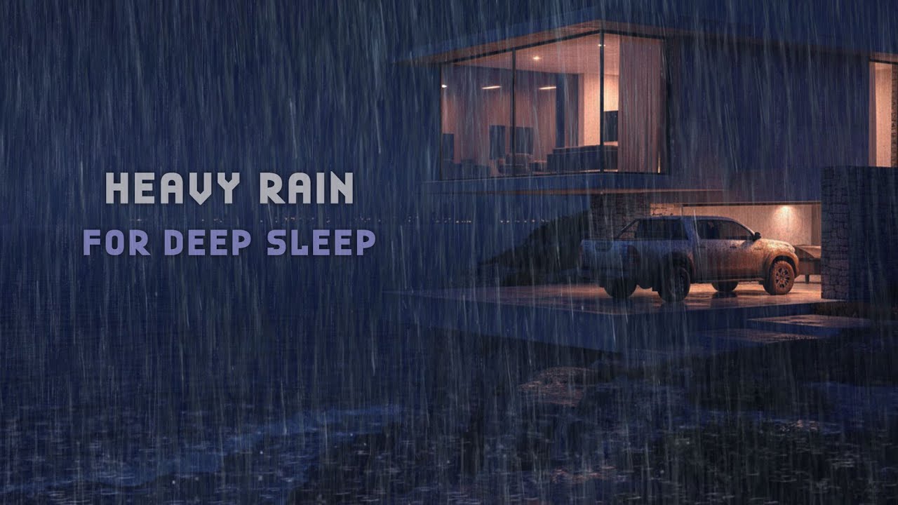 Drift into Peaceful Sleep 🌧️🌊 | Soothing Coastal Rain from a Cliff House with Double Cabin