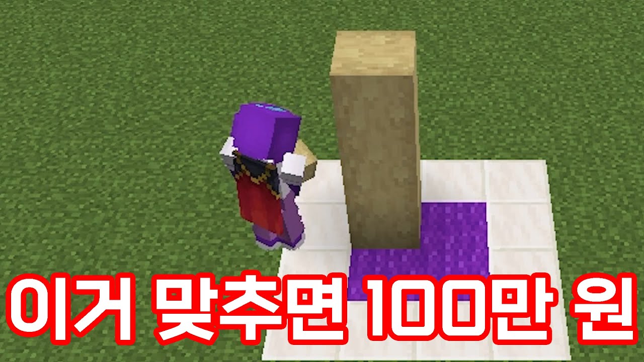 유몽부부한테 100만원 뜯겼다.. (마인크래프트)