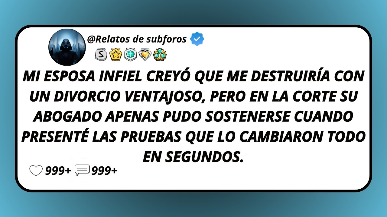 Mi Esposa Infiel Creyó Que Me Destruiría Con Un Divorcio Ventajoso, Pero En La Corte Su Abogado...