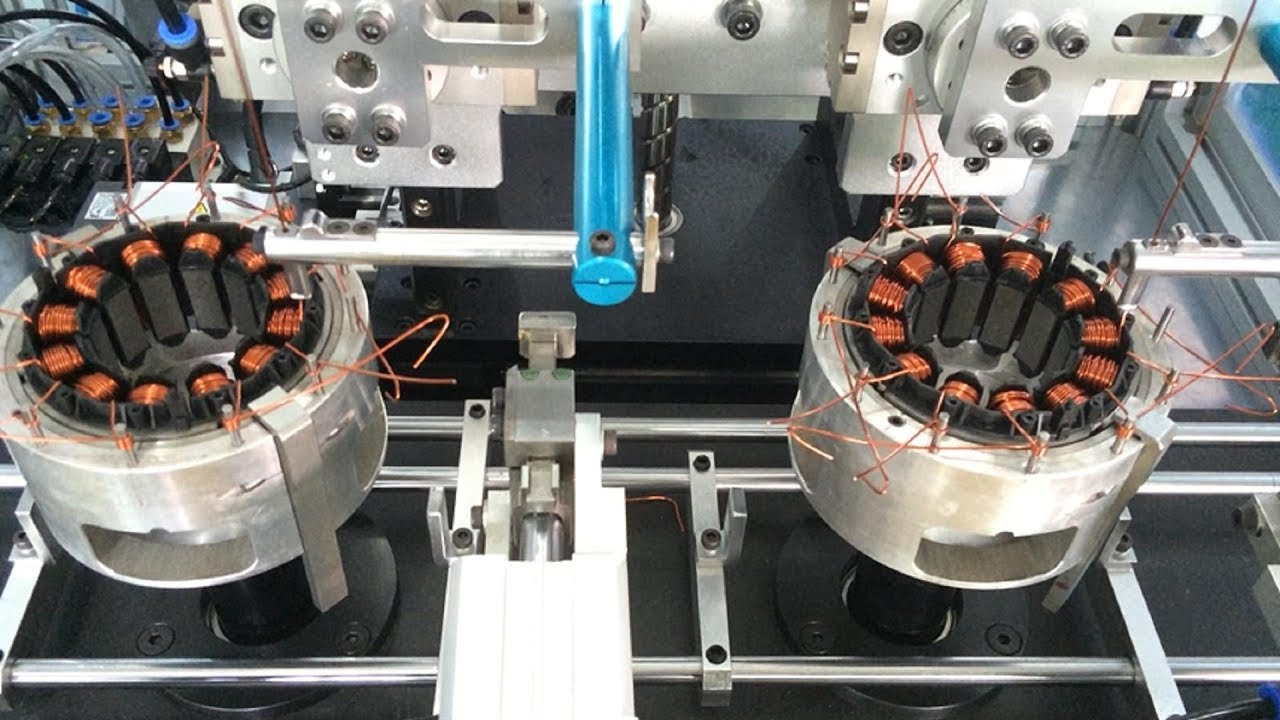 BLDC motor stator winder coil winding machine