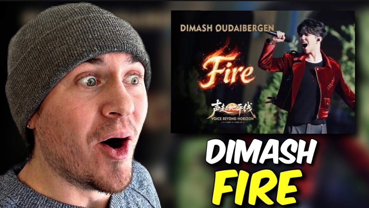 Dimash Qudaibergen - FIRE (Live at Voice Beyond Horizon) | REACTION!