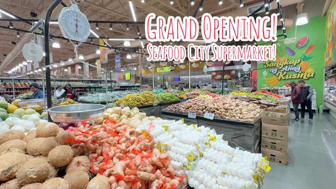 Brand New Filipino Seafood City Supermarket Tour In Daly City CA!