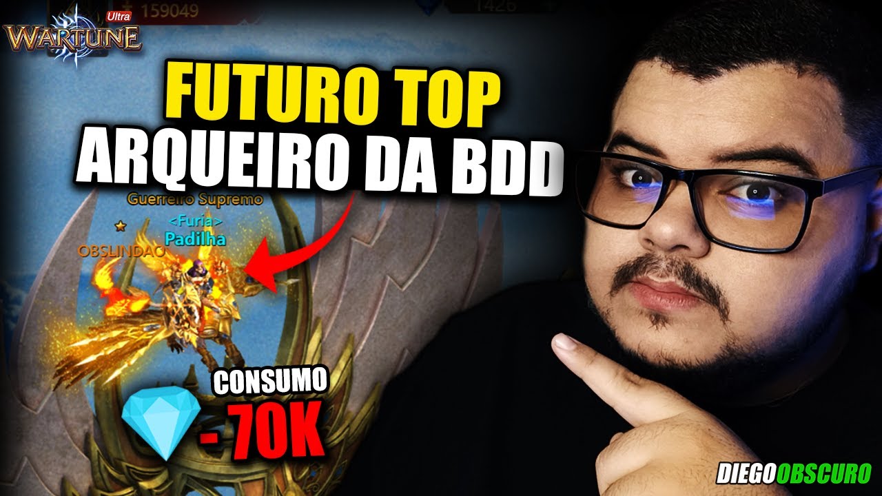 🔥Consumo de 70k de DIAMANTES na Conta do Padilha S166 - Wartune Ultra