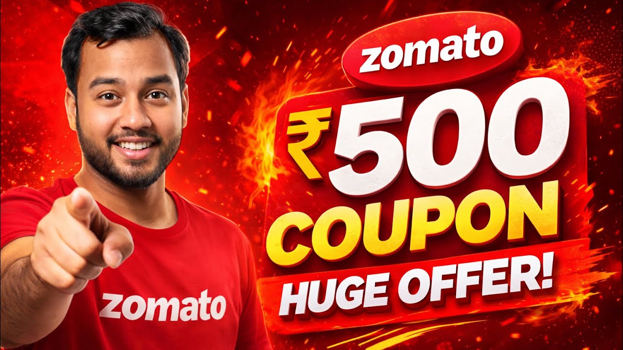 🔥 Zomato Coupon Code Today 2026 🍔 | Flat 80% OFF + Free Delivery Tricks 💸 (Latest Working Deals)