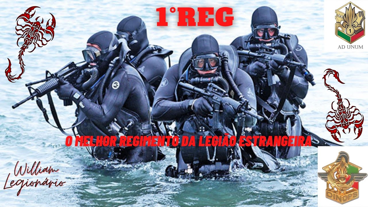 O Melhor Regimento!1° R.E.G ( 1° Regimento Estrangeiro de Engenharia) Legião Estrangeira