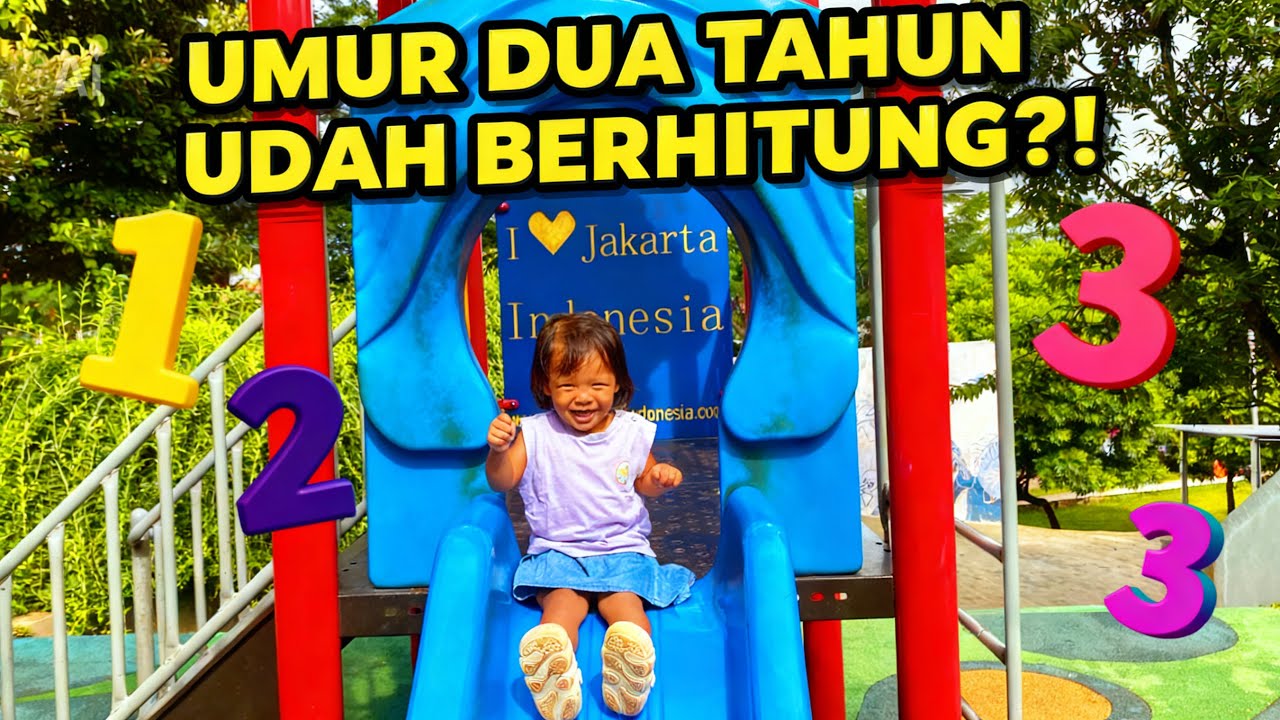 POV Main Sama Anak di Taman | Umur 2 Tahun Udah Bisa Hitung Sampai 20