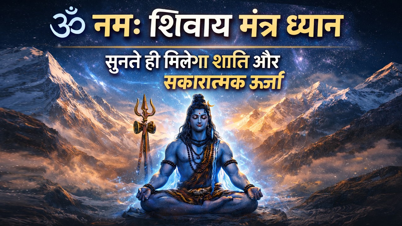 ॐ नमः शिवाय मंत्र ध्यान | सुनते ही मिलेगा शांति और सकारात्मक ऊर्जा