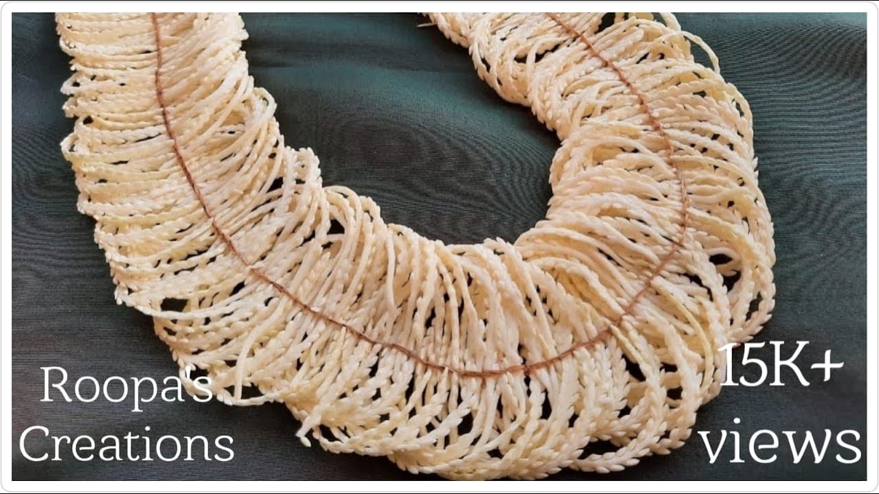Flower Garland: Auspicious Areca Flowers | Roopa's Creations