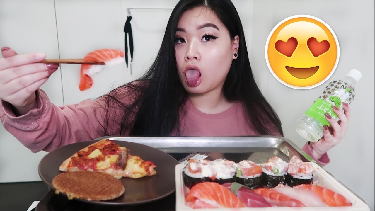 Sushi & Pizza | Mukbang