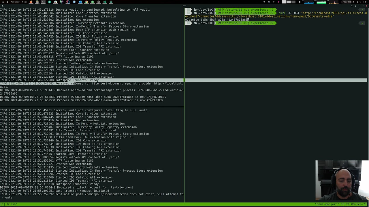 Eclipse Dataspace Connector -  File transfer example