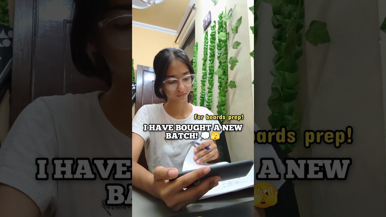 I bought a New Batch! *one month late* 😭🙌🏻 CBSE 12th Grader #cbse #minivlog #fyp #trending #class12