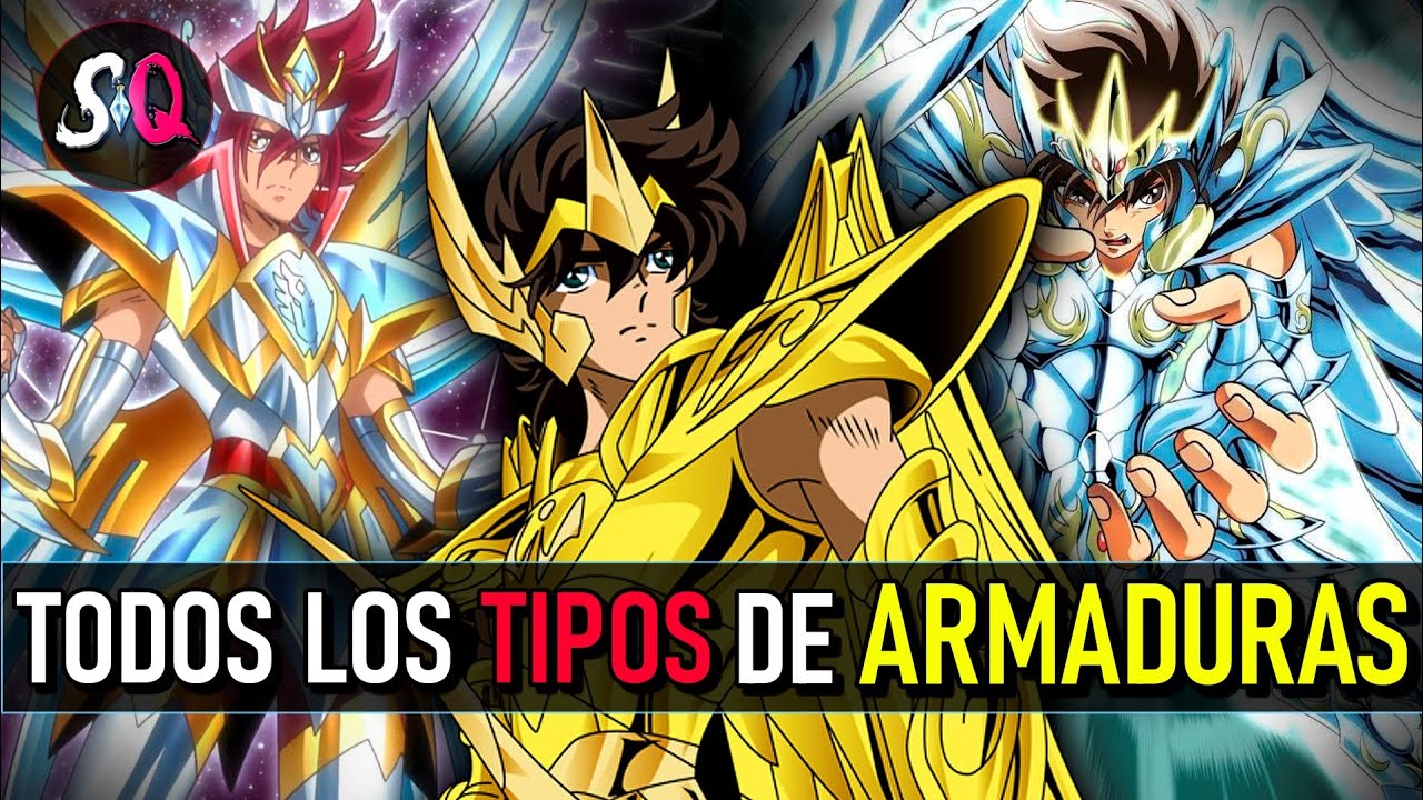 ¡¡LOS 20 TIPOS DE ARMADURAS en el ejército de Athena!! | SAINT SEIYA