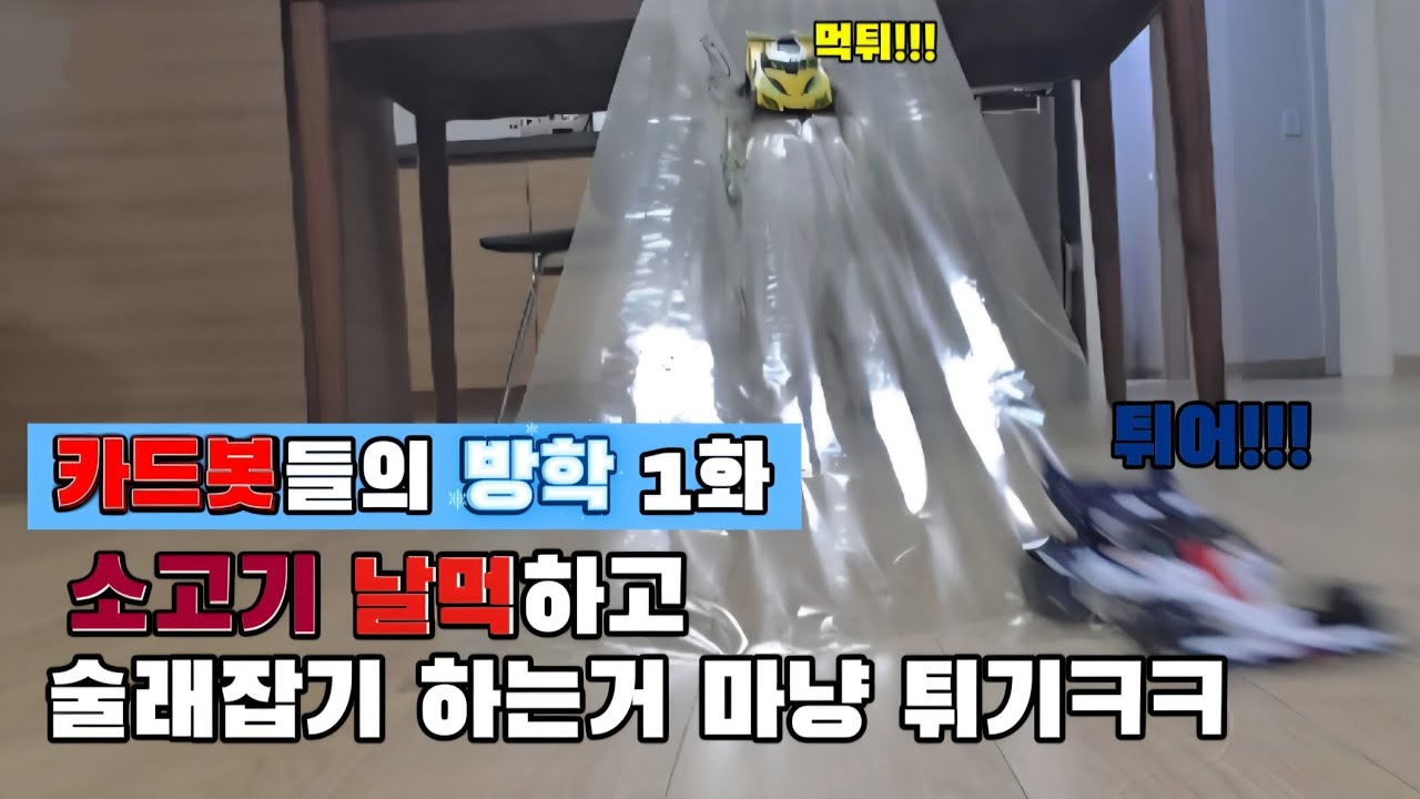 [카드봇들의 방학]1화:소고기 날먹하고 튀기ㅋㅋㅋㅋ