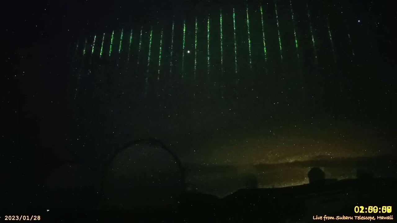 Chinese Space Lasers Scanning Hawaii (Upscaled)