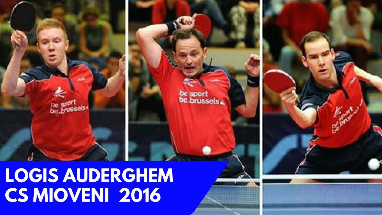 LOGIS AUDERGHEM - CS MIOVENI  ETTU CUP 2016 Table Tennis