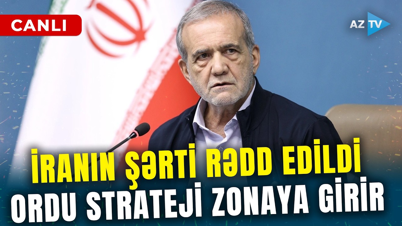 TƏCİLİ! İran atəşkəs üçün SON ŞƏRTİNİ açıqladı: ABŞ rədd etdi, İsrail “düymə”yə basdı: NƏ BAŞ VERİR?