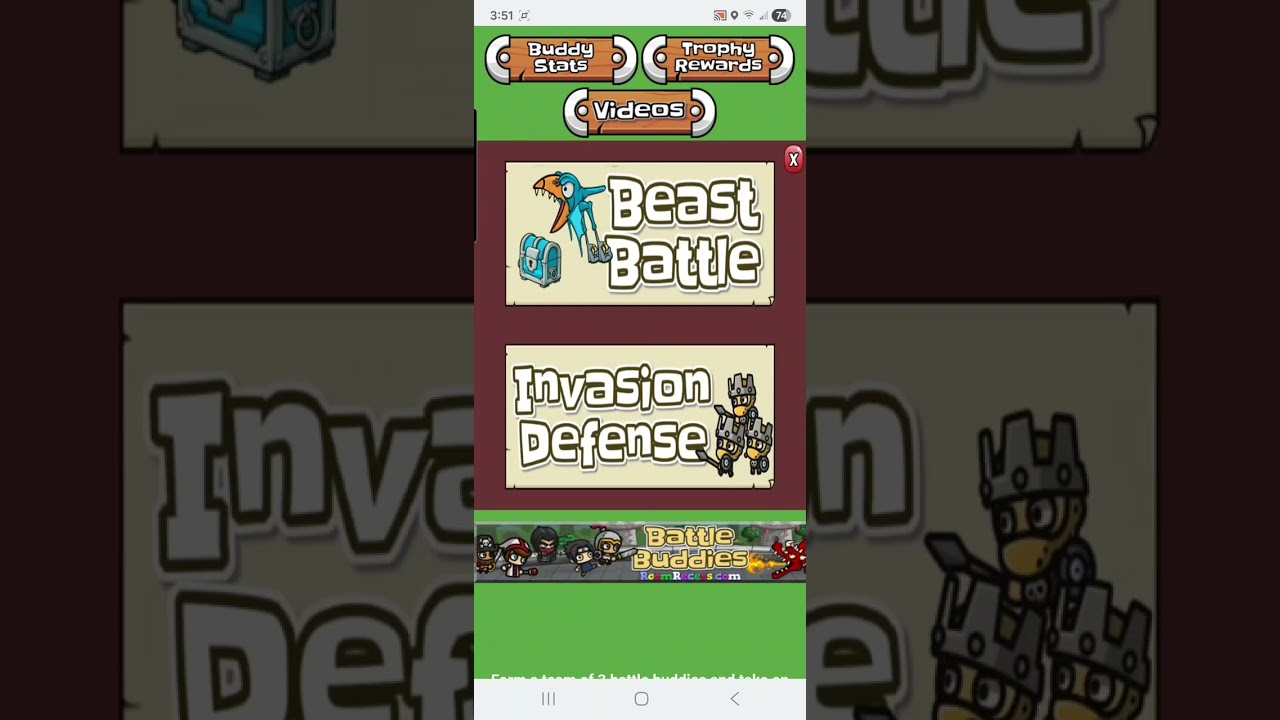 Battle Buddies - room recess, every beast on Extreme