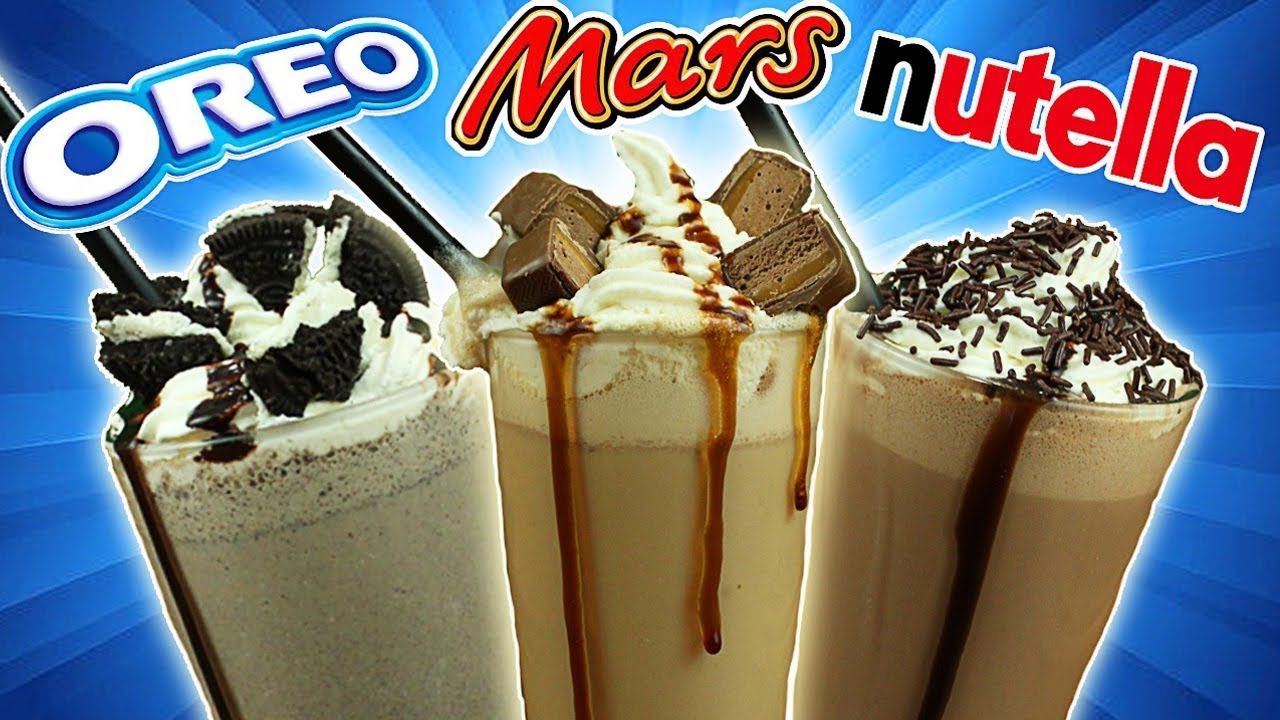 3 Batidos fáciles y riquísimos!! (Oreo, Mars y Nutella)