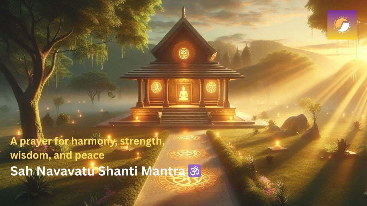 Vedic Shanti Mantra for Learning & Harmony 🕉️ | Sah Navavatu