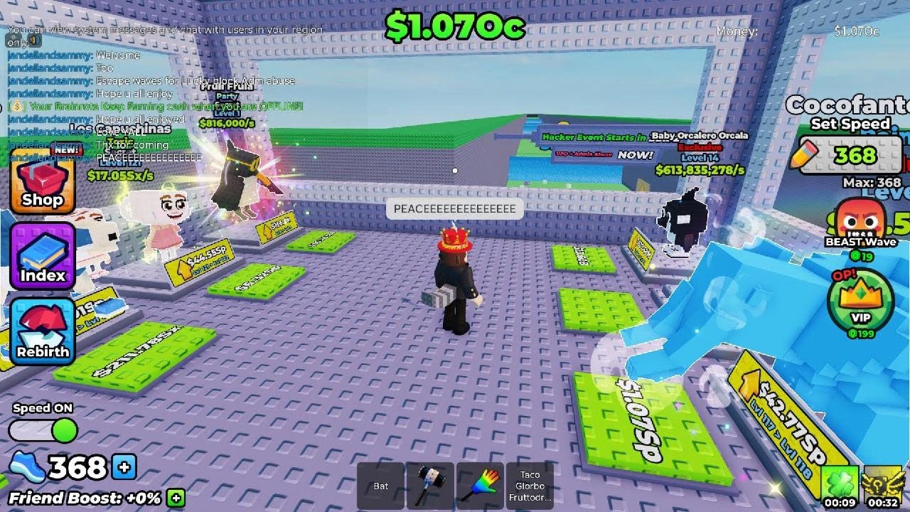 Escape waves For Lucky block Admin abuse friday 6th February 2026 hope u all enjoyed love YALL