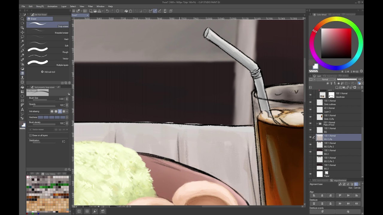 [ENG] Drawing edible food pt.3 | Live Art Session