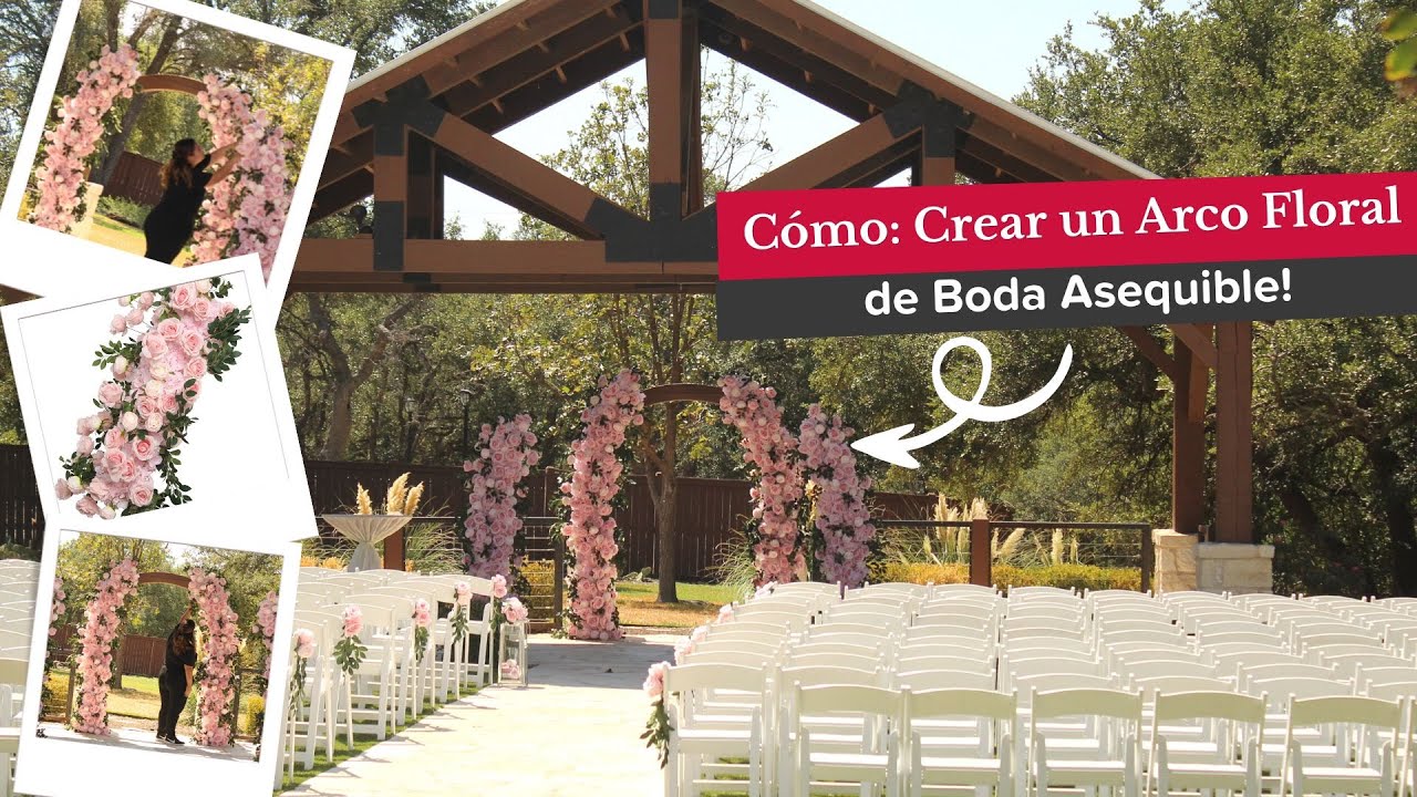 Cómo: Crear un Arco Floral de Boda Asequible!