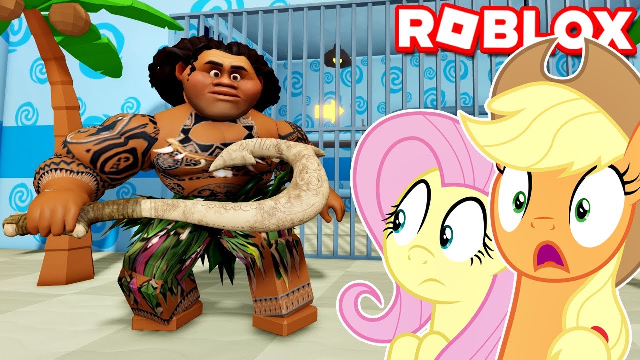FUGINDO DA PRISÃO da MOANA (Roblox) #LuliRarity