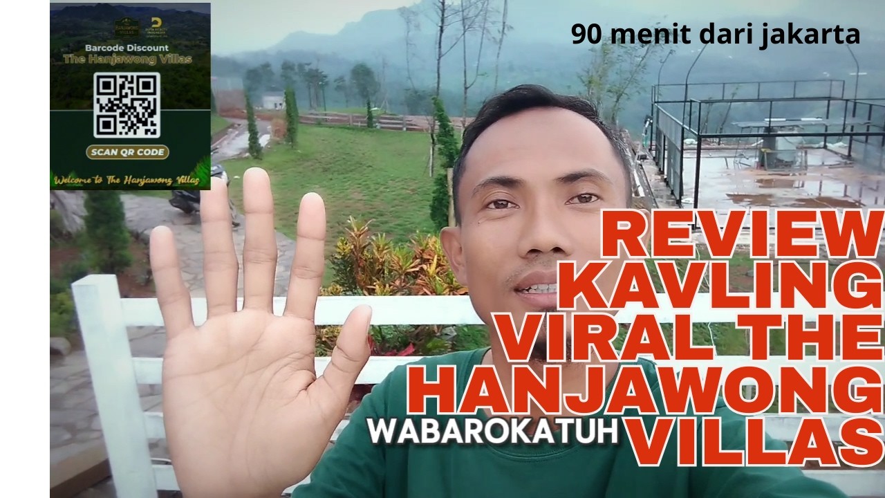 REVIEW KAVLING VILLA BERNUANSA EROPA NUANSA ALAM THE HANJAWONG VILLAS DEKAT JAKARTA