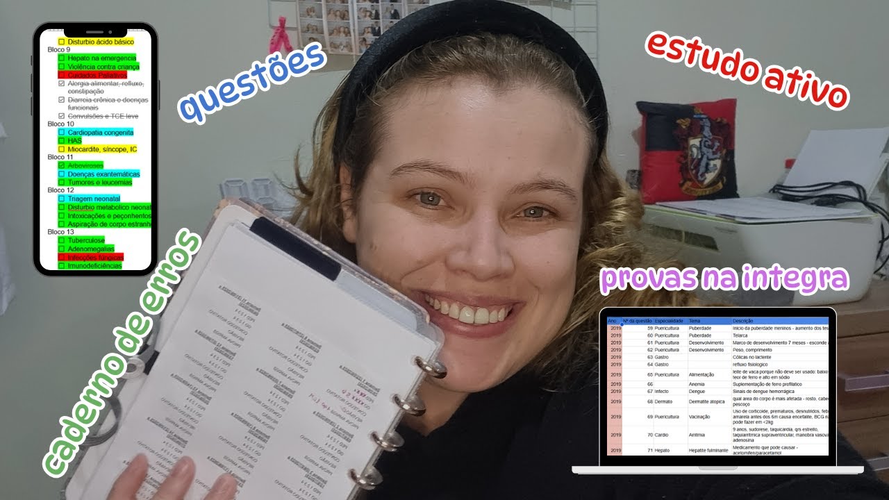 Meu Método de Estudo: Como Organizo Revisões, Provas Antigas, Caderno de Erros e Prioridades