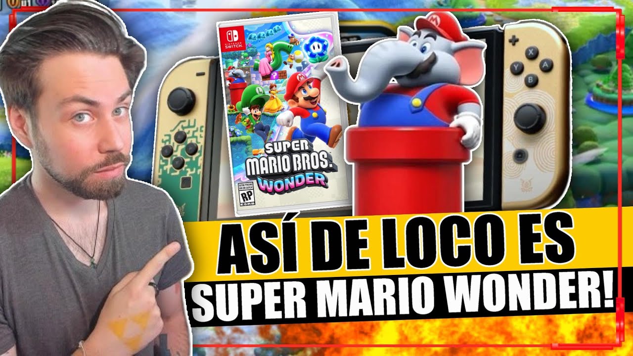Así de INCREIBLEMENTE LOCO es Super Mario Bros. Wonder! MENUDA MARAVILLA DE JUEGO!