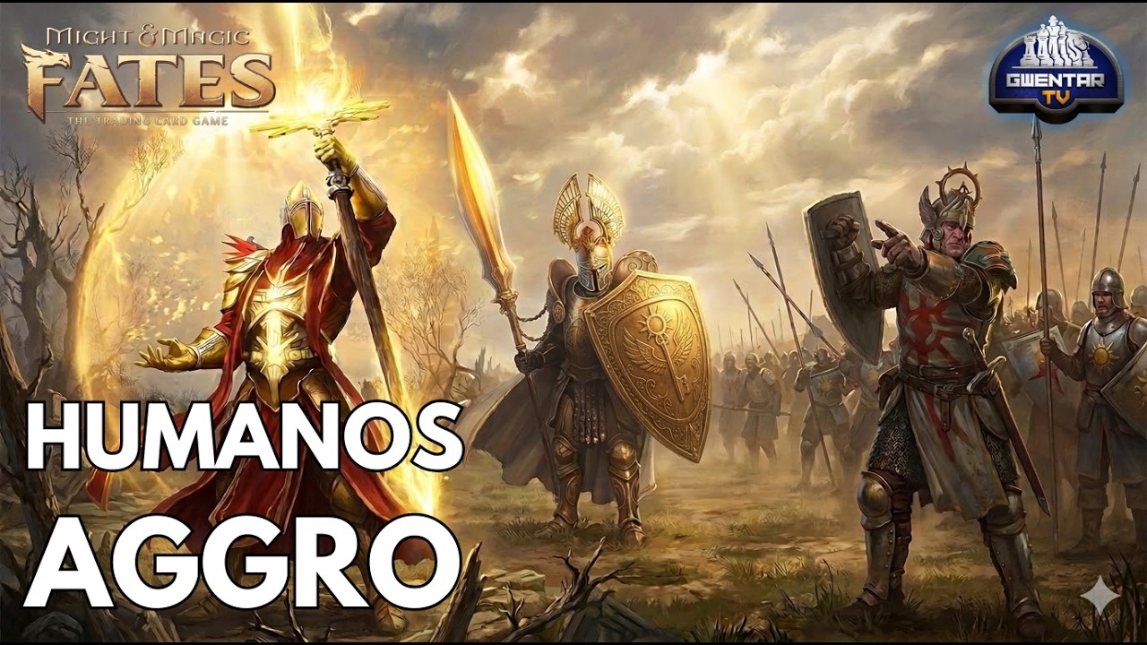 MIGHT & MAGIC FATES HUMANOS AGGRO - Melhor que o esperado!