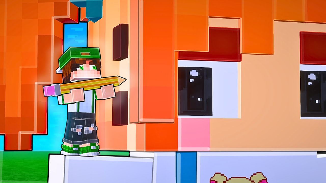 KARDEŞİME KÜÇÜLEREK ŞAKA YAPTIM! - Minecraft