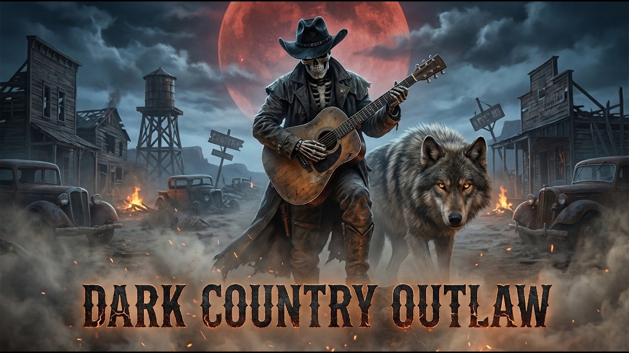 Bones and Dust on Neon Highways 🔥 Dark Country • Cinematic Western Mix #DarkCountry
