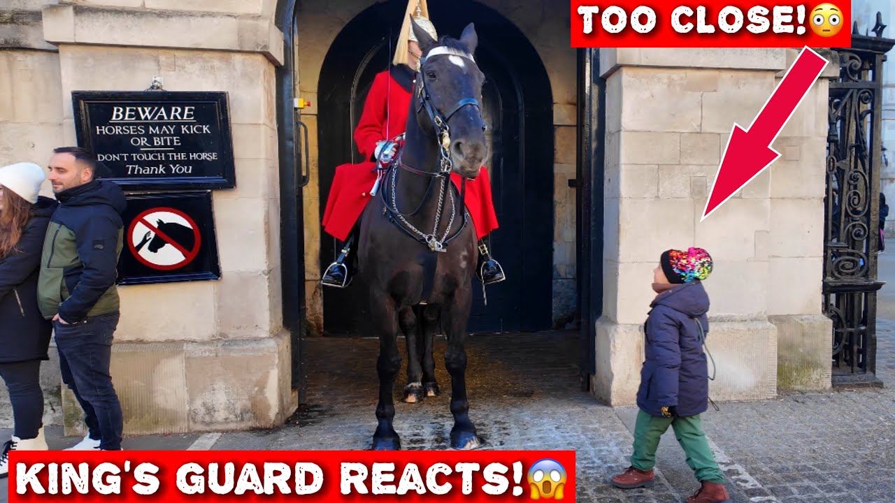 Kid Gets TOO Close to the King’s Guard – You Won’t Believe His Reaction!